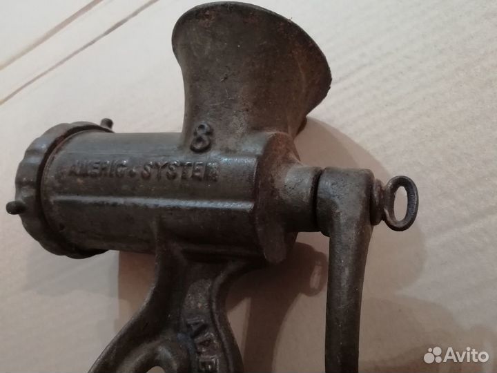 Чугунная мясорубка alexanderwerk 19 век