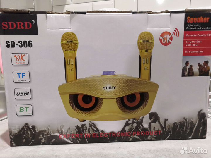 Караоке система sdrd SD-306 на два микрофона