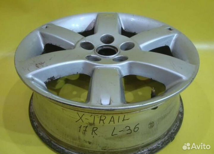 Штучно литой диск Ниссан X-Trail R17 5x114.3 б/у