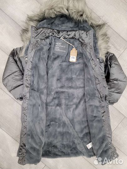 Пуховик для девочки next