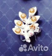 Брошь веточка