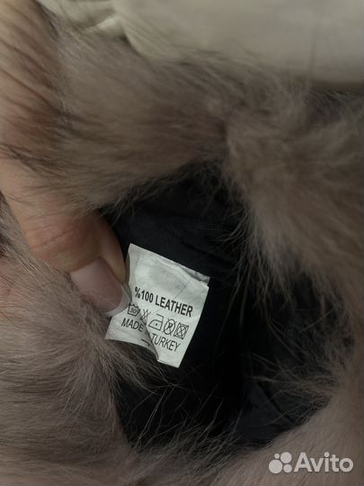 Шапка ушанка с натуральным мехом женская