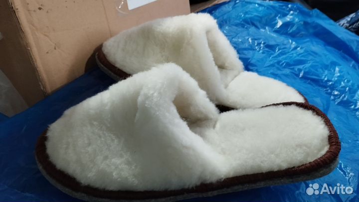Икеатапочки меховые без задника