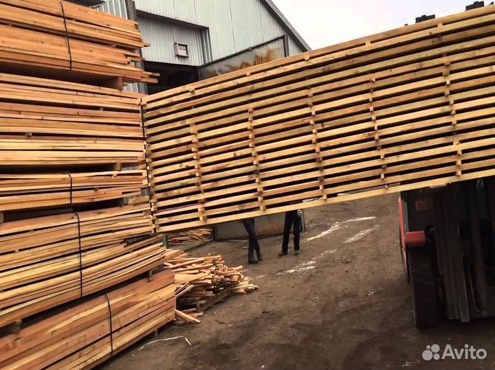 Доска паллетная пиломатериал оптом 100*87
