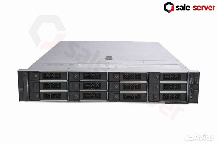 Сервер dell R740xd 2xGold 6142 8x64GB 2400T 2x750W