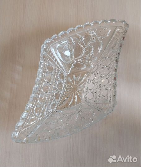 Салатник хрустальный