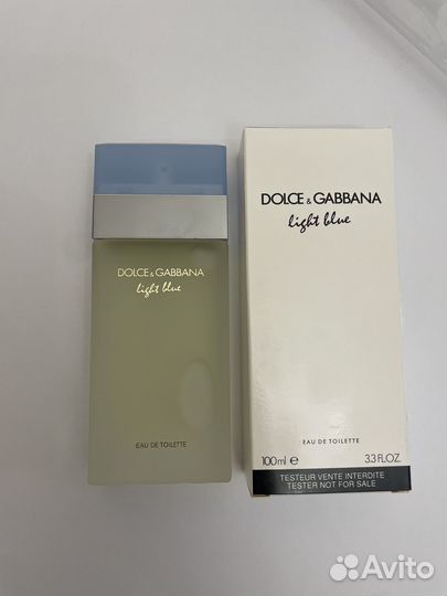 Оригинальный тестер dolce & gabbana light blue