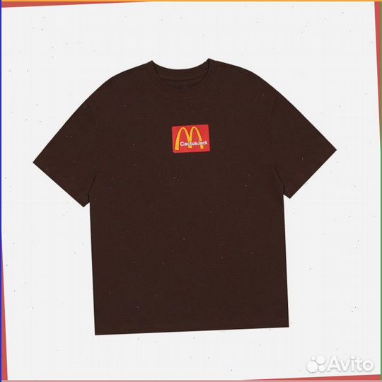 Футболка Travis Scott McDonalds (Premium качество)