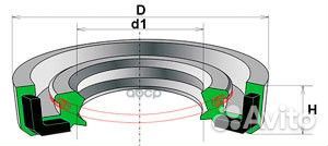 Сальник рулевой рейки силовой (боковой)