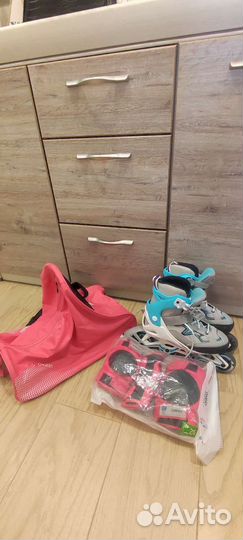 Ролики раздвижные oxelo 35-38