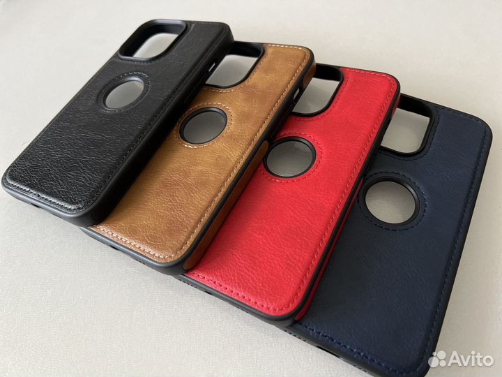 Кожаные чехлы для iPhone 13, 13pro, 14