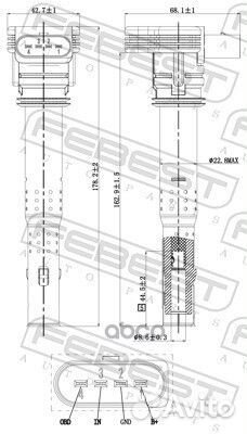 Катушка зажигания 17640001 Febest