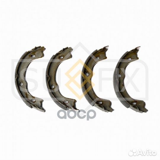 Барабанные тормозные колодки зад прав/лев S