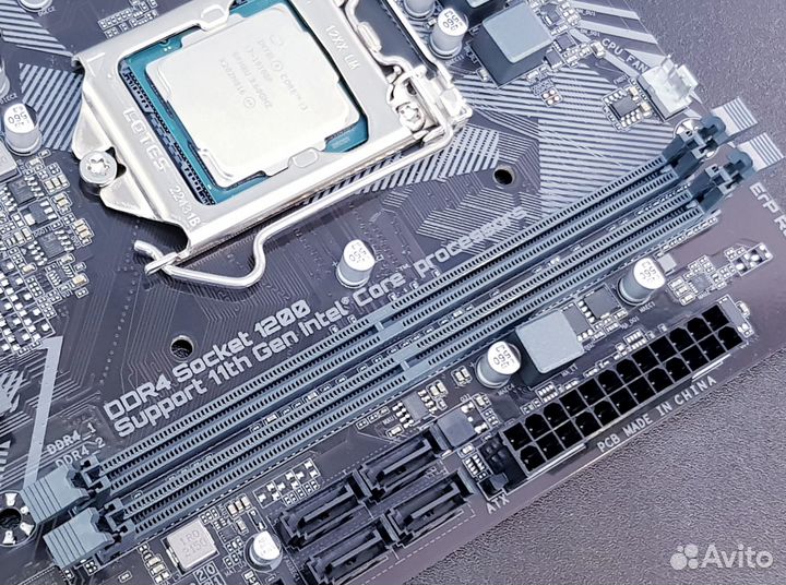 Мат. плата gigabyte H510M H + Intel Core i3-10100F