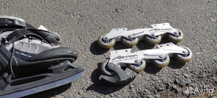 Ролики-коньки 2 в 1