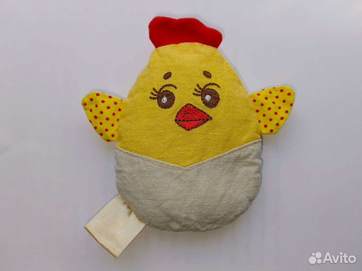 Безопасная детская грелка с вишнёвыми косточками