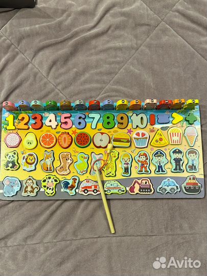 Головоломка деревянная развивающая монтессори