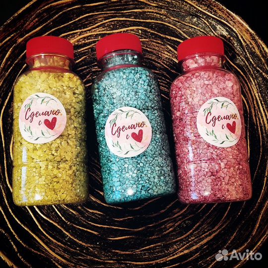 Сияющая морская соль для ванны