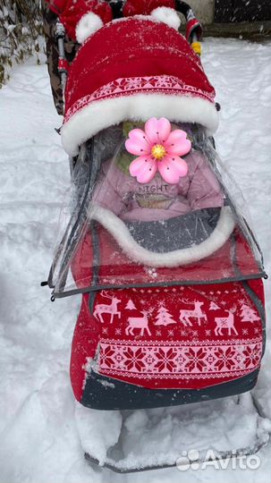 Детские санки на колесах