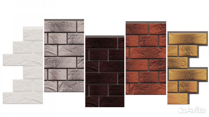 Термосайдинг Венецианский кирпич 20 мм Радос