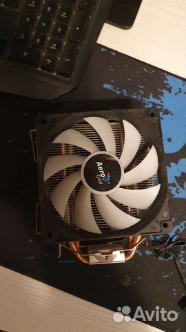 Кулер процеccорный 4 трубки подсветка