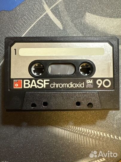 Аудиокассета Basf chromdioxid 90 Германия 1977