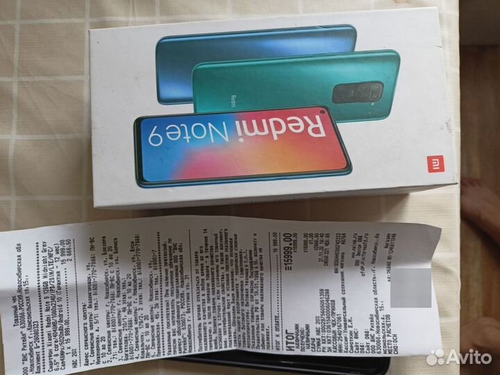 Xiaomi Redmi Note 9, 4/128 ГБ