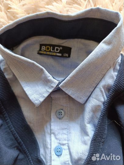 Джемпер обманка на подростка 176 см