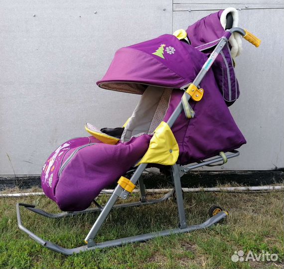Детские санки коляска ника5