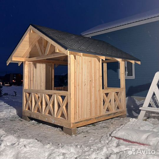 Беседка дачная. Сборка бесплатно