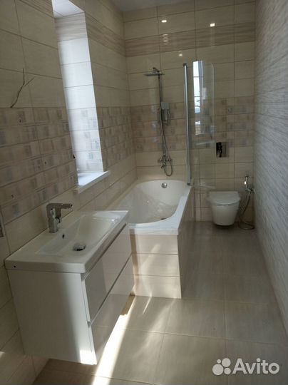 Укладка керамической плитки, ванная под ключ