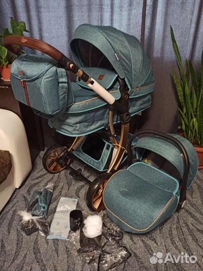 Коляски 3 в 1 новые Dalux премиум с бесплатной дос