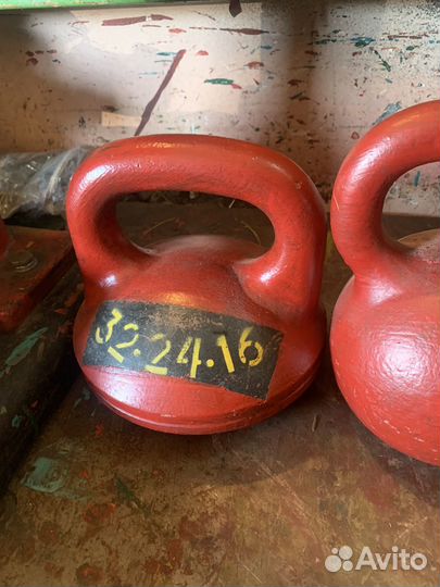 Гиря чугунная 16 кг