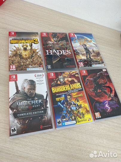 Игры для Nintendo Switch катриджи