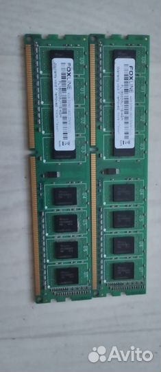 Оперативная память Foxline 2x4gb DDR3