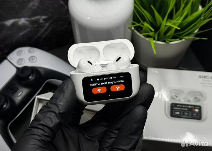 Наушники Airpods с экраном