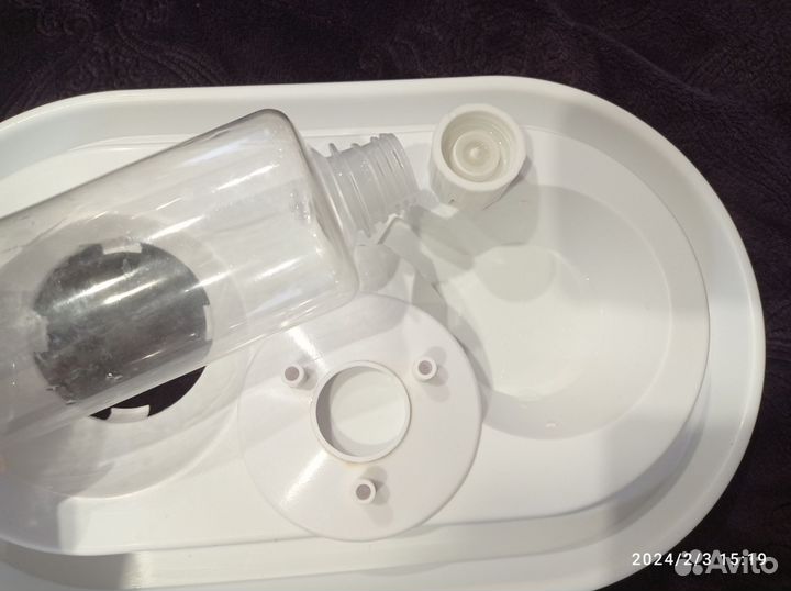 Подставка автопоилка бутылочка миска Кот собака