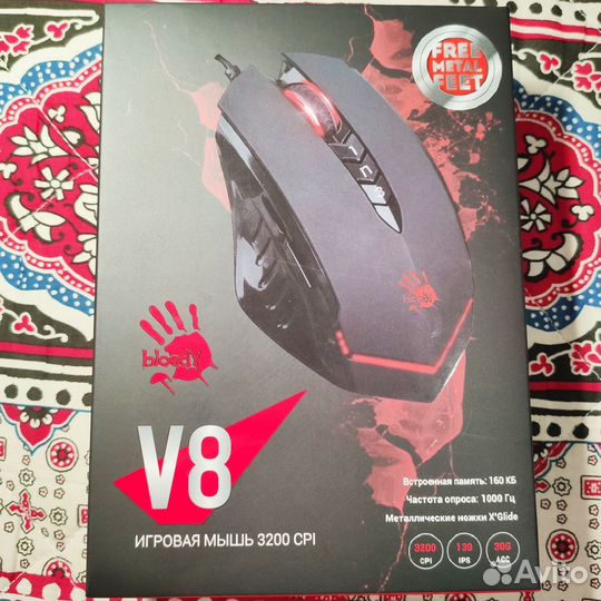 Мышь A4Tech Bloody V8