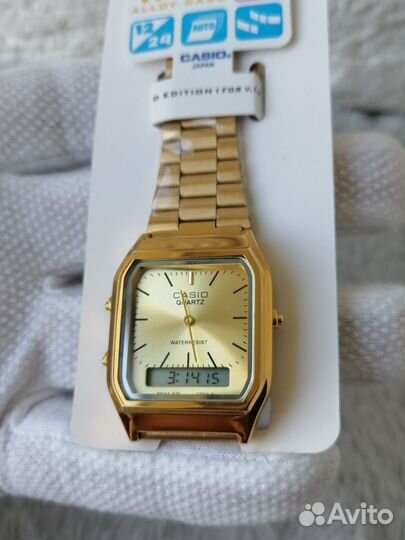 Часы casio vintage quartz aq230