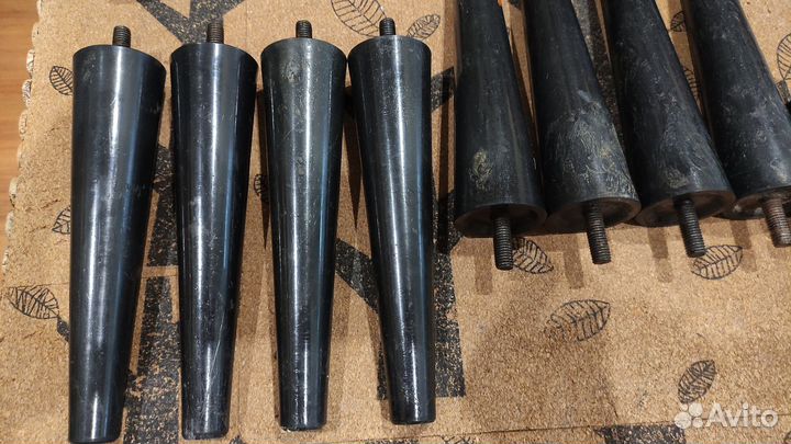 Мебельные деревянные и карболитовые ножки