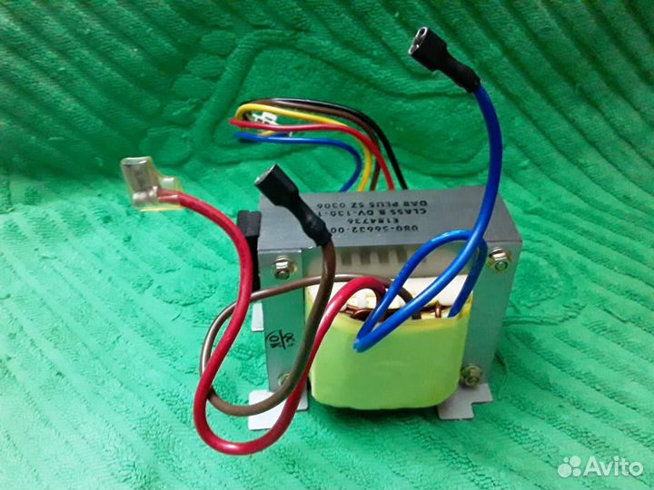 Трансформатор понижающий 14V.8A(7v+7v)