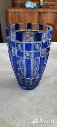 Ваза хрустальная