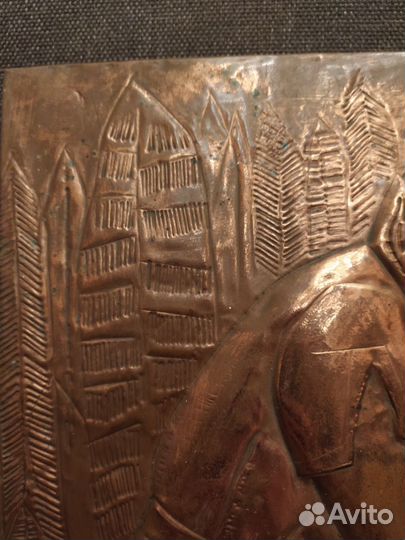 Чеканка медная 