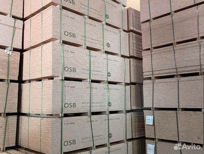 Плита осб 3 osb 9 мм и 12 мм