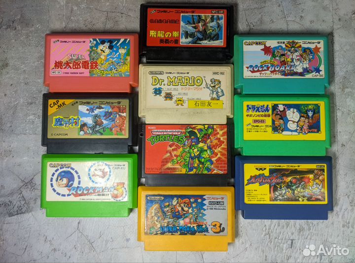 Игры на Famicom (NES) Original Japan