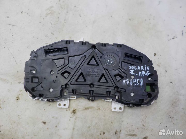 Панель приборов hyundai solaris 2