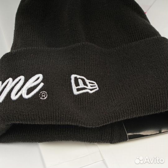 Шапка Supreme New Era Script Beanie