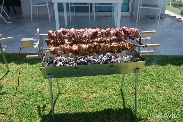 Мангал автоматический угольный