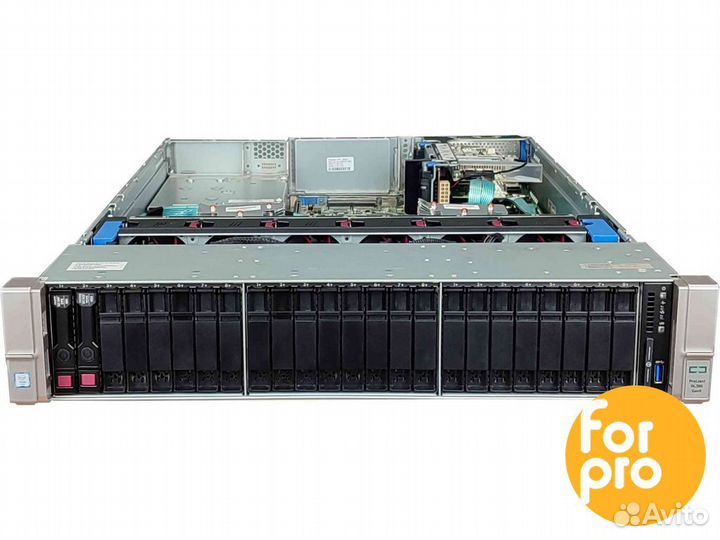 Сервер HP DL380 Gen9 24SFF 2xE5-2695v3 512GB, P440