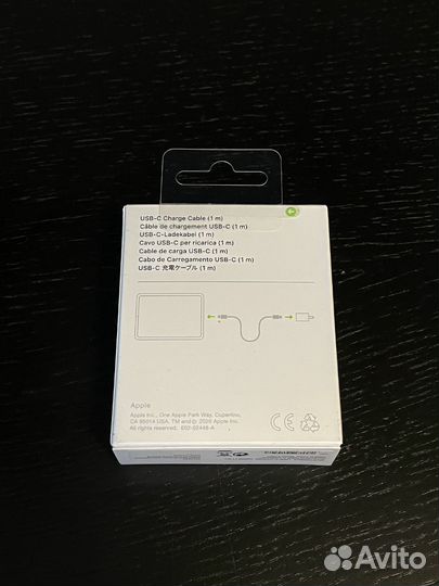 Кабель Apple Type-C to Type-C 1 метр оригинал